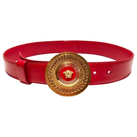 red versace belt band|all red Versace belt.